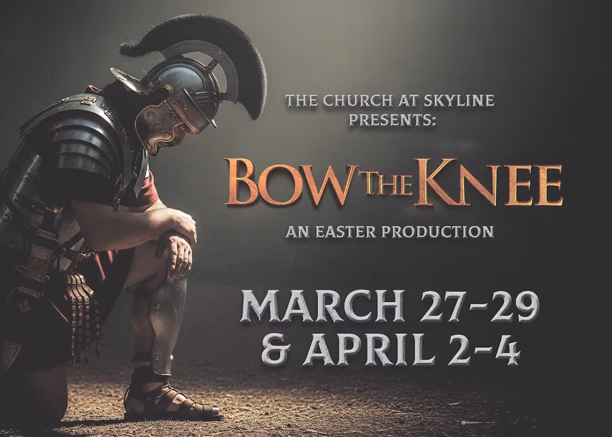 bow the knee postcard